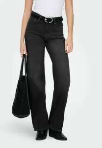 Onlmaddieo hohe taille с широкими штанинами Only, Washed Black