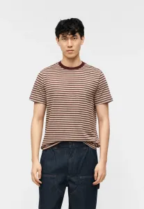 Повседневная футболка с полосатым принтом Gap, Tuscan Red