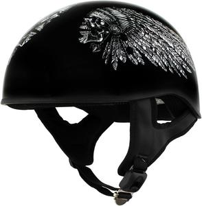 Шлем Milwaukee Leather Hot Leathers, черный