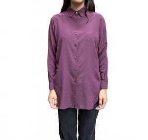 Филипа Блузка в цвете баклажан Heike-NY, Eggplant