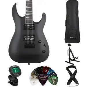 Jackson Dinky Arch Top JS22 DKA Essentials Bundle - сатиновый черный