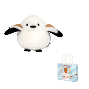 Очаровательные лечебные плюшевые куклы гиацинтовый ара воробей подвеска высота 12см Dolls and bears dance