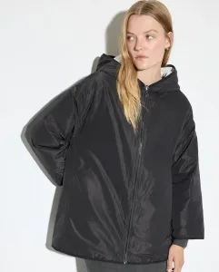 Длинная однотонная женская парка Woman El Corte Inglés, черный