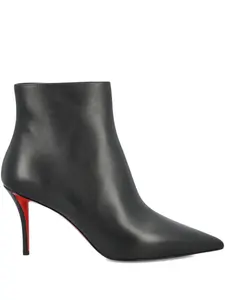 Ботфорты на каблуке с острым носком Miss Z Christian Louboutin, черный