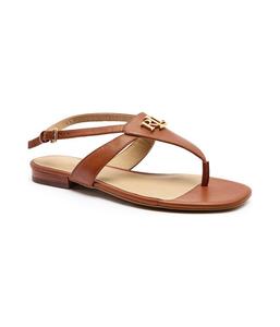 Кожаные сандалии everley Lauren Ralph Lauren, коричневый