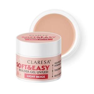 Светло-бежевый, гель для наращивания ногтей, 45 г Claresa, Soft&Easy Builder