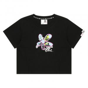 Футболка с принтом от A Bathing APE Aape, черный