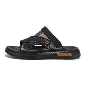 NMR Пляжные шлепанцы мужские Black/Khaki