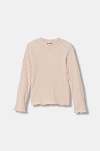 Детский лонгслив United Colors Of Benetton, розовый