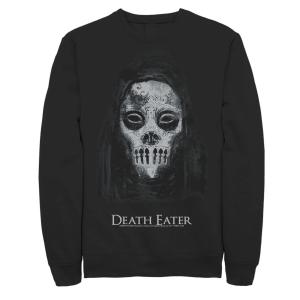 Мужской флисовый пуловер с рисунком Death Eater Harry Potter