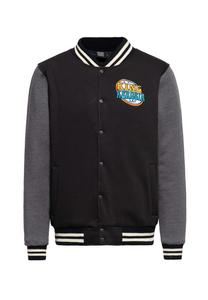 Куртка колледжа с внутренней подкладкой уличный пожар King Kerosin, серый