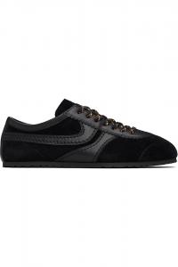 Замшевые кроссовки Dries Van Noten, черный