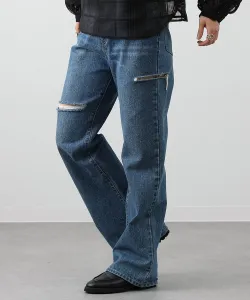 Джинсовые брюки с эффектом потертости Colony 2139, цвет Blue
