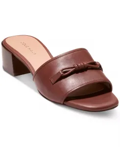 Женские босоножки-мюли Cailyn с бантом Cole Haan, коричневый