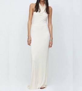 Платье Ариэль Холтер Макси Кремового Цвета BEC + BRIDGE