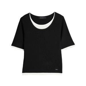 Свитер женский Crew Neck Moderate ELLE, черный
