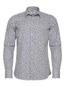 Рубашка с длинными рукавами и цветочным принтом Loja Das Meias, белый