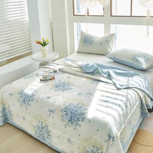 Antarctic Летнее одеяло из хлопка 180х220 см, цвет Zuihua Yu, мягкое, стираемое