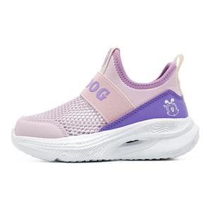 Нескользящие износостойкие низкие детские кроссовки для повседневной носки BOBDOG, розовый/фиолетовый