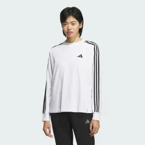 Футболка с длинным рукавом adidas Essentials Plus с тремя полосками