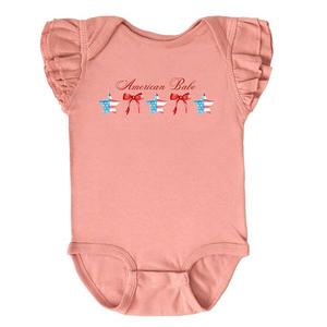 Боди American Babe Star с рукавами-фонариками The Juniper Shop, Mauve