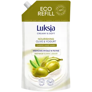 Поставка жидкого кремообразного мыла, 900 мл Luksja Creamy & soft oliwka i jogurt