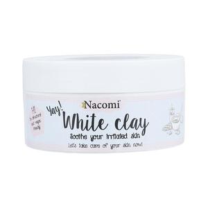 Успокаивающая маска для лица Белая глина, 50 г Nacomi, Clay