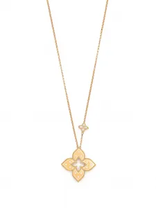 Колье Venetian Princess из розового золота с бриллиантами Roberto Coin, розовый