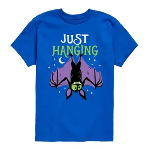 Футболка с принтом висячей летучей мыши для мальчиков 8-20 Licensed Character, синий