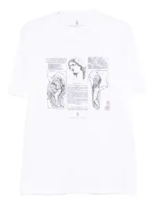 Футболка с графическим принтом Brunello Cucinelli, белый