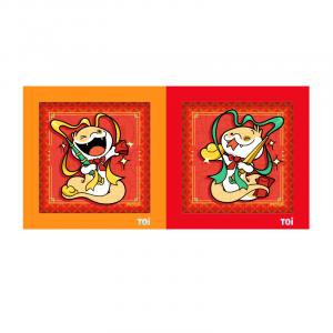 Слепой бокс Little Dog Snake приносит удачу Одиночный мистический бокс/Полный бокс 12 шт TOI