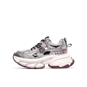 Амортизирующие, дышащие, легкие, низкие, массивные кроссовки для увеличения роста, женские Acupuncture, Burgundy