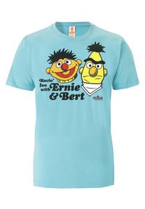 Классическая футболка LOGOSHIRT Shirt Sesamstrasse - Ernie & Bert | Havin Fun, светло-синий