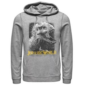 Мужской пуловер с капюшоном и рисунком Jurassic World Indominus Rex Licensed Character