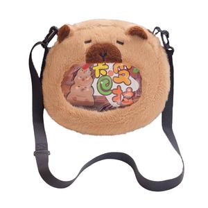 Кукла с милой сумкой-бейджем OU DI PIG