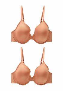 Бюстгальтер Next HOLLY FULL CUP LIGHT PAD TWO PACK, Caramel Nude/Beige