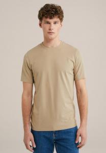 Футболка WE Fashion Basic T-shirt, Beige