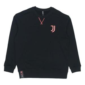 Толстовка adidas Juve Lny Cr Swt limited Juventus Embroidered team logo Soccer/Football Sports Pullover Black, черный