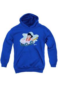 Молодежная толстовка с капюшоном Elvis Presley Speedway Gildan, синий