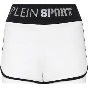 Шорты с шортами для бега Plein Sport, цвет wei?