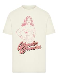 Рубашка F4NT4STIC Wonder Woman Pink Outline, песочный