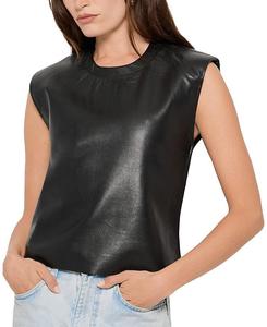 Футболка Blaze из переработанной кожи AS by DF, черный