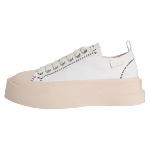 MARCHE STUDIOS Нескользящие легкие низкие парусиновые туфли, увеличивающие рост, унисекс, белые