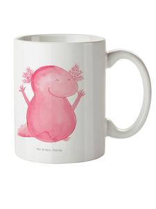 Детская кружка Аксолотль Ура без лозунга белого цвета Mr. & Mrs. Panda