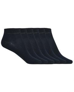 В упаковке 6 пар однотонных хлопковых носков Punto Blanco, темно-синий