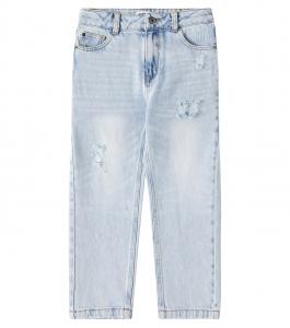 Прямые джинсы Moschino Kids, Iced Blue