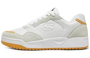 Кроссовки Skechers Skateboarding Shoes Men Low-top White, белый/серый/желтый