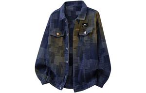 Джинсовая куртка Unisex Lapel Moderate Straight Fit ZIAREL, синий