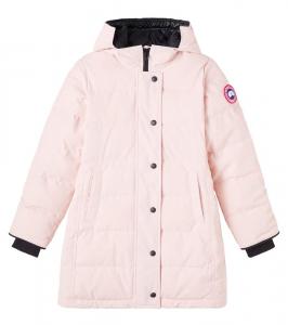 Куртка пуховая с капюшоном Juniper Canada Goose Kids, Vintage Rose - Rose Vintage