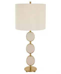 28,5-Дюймовая настольная лампа с тремя кольцами Uttermost, brass